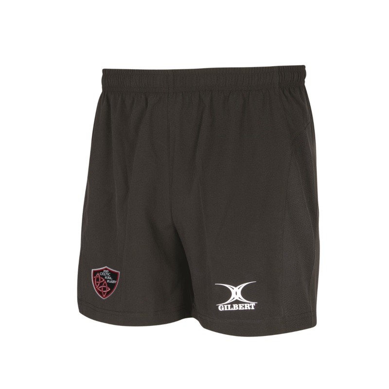 Celtic Rail RFC Senior’s Black Virtuo Shorts 2 Extra Small