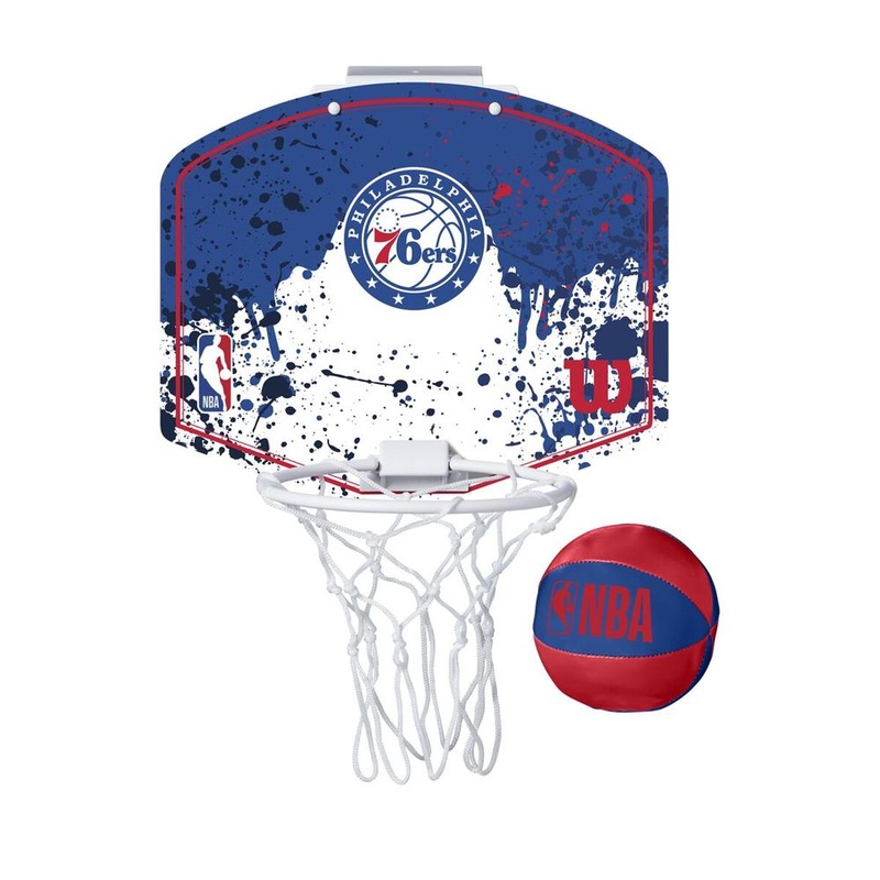 Wilson Team Mini Basketball Hoop – Philadelphia 76ers Na One Size