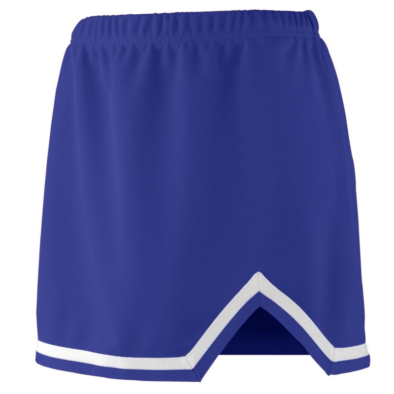 Augusta Ladies Energy Cheerleading Skirt Dark Green/ White S
