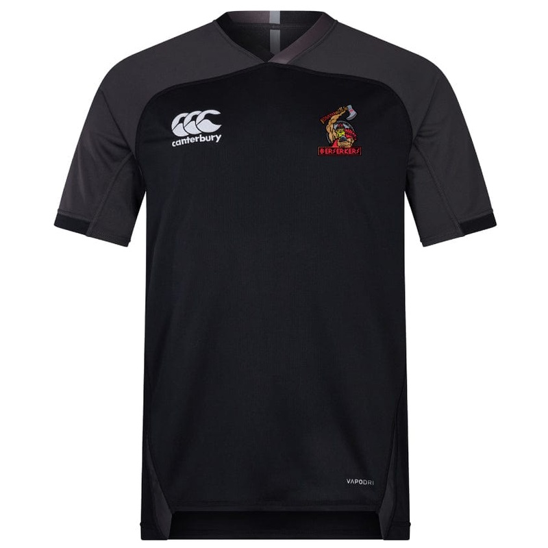 Berserkers Vapodri Evader Jersey by Canterbury XS Black