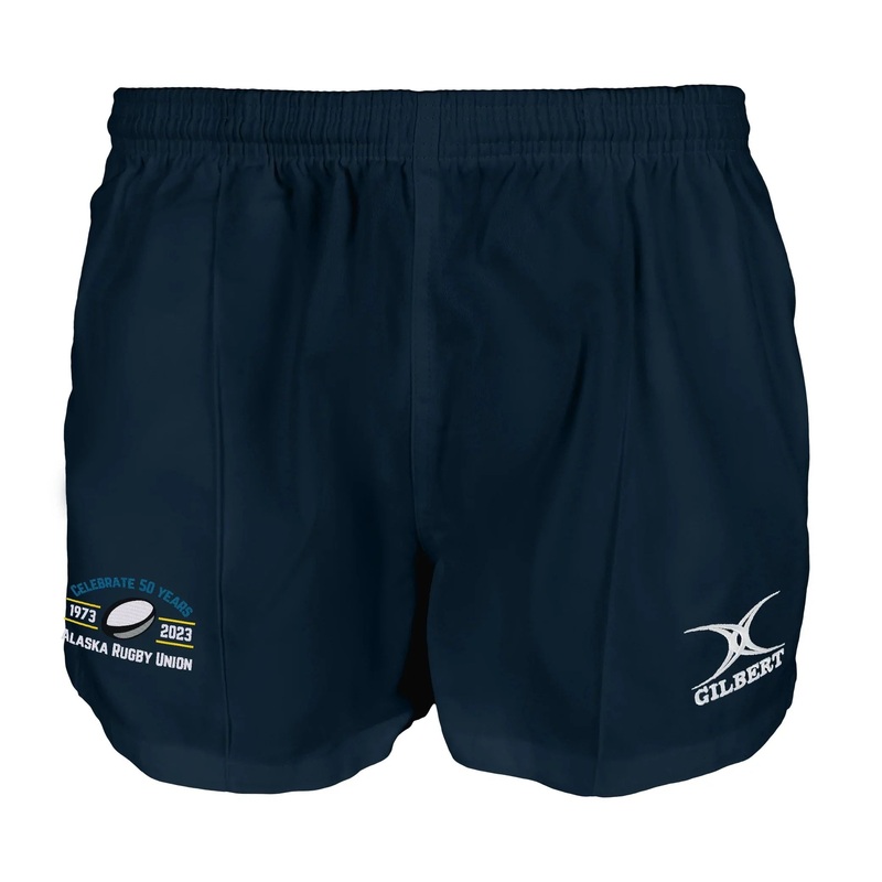 AKRU 50th Anniv. Kiwi Pro Rugby Shorts Dark Navy 2X-Small