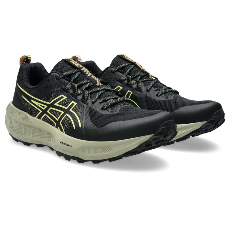 Asics Mens Gel Sonoma 8 Trail Running – Black/Lime Green US 8