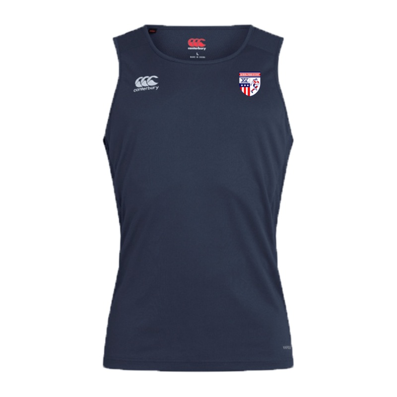 Naperville Warriors Club Dry Singlet by Canterbury XS Navy