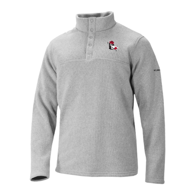 NC State Wolfpack Columbia Alto Pass Half Snap Small