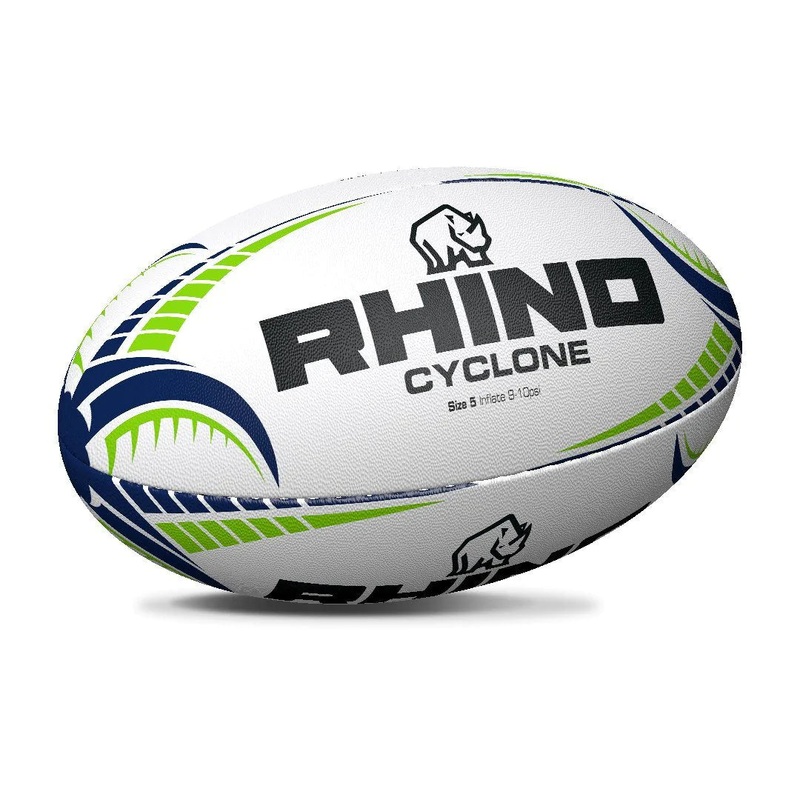 Rhino Cyclone Rugbybal Wit Maat 3 3