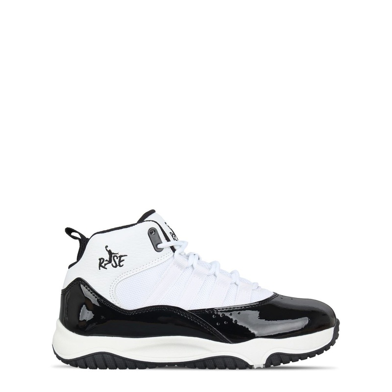 Rise Shuttle Basketball Trainers Juniors 4 (36.5) White/Black