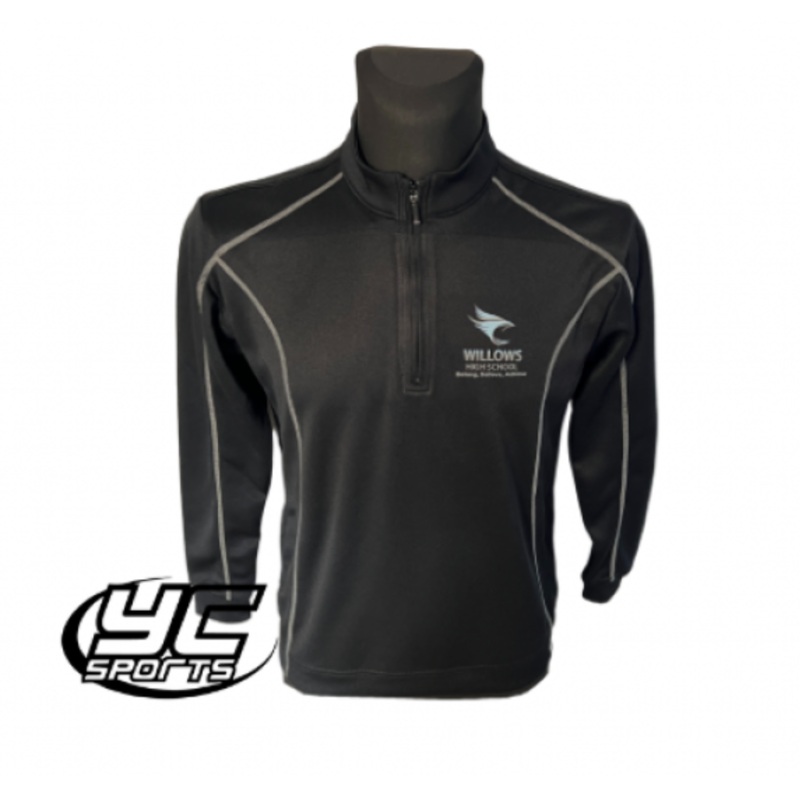 Willows High School Midlayer Black YS