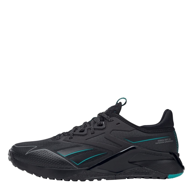 Reebok Mens X2 Tr Adventure Shoes 6 (39) Core Black / Classic Teal / Pu