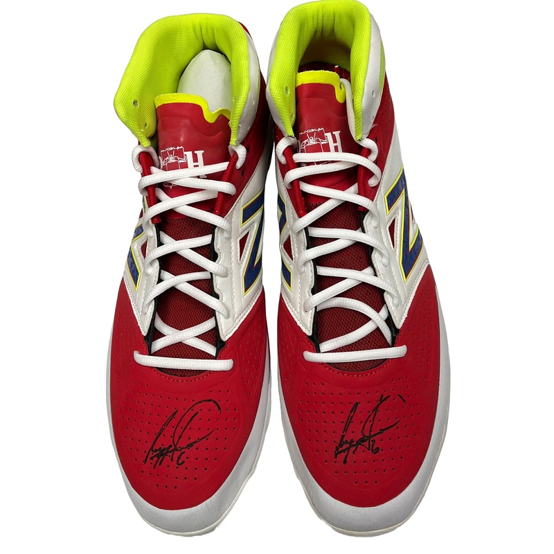 Ryan Howard Autographed New Balance Model M4040RH2 Metal Cleats – Player’s Closet Project