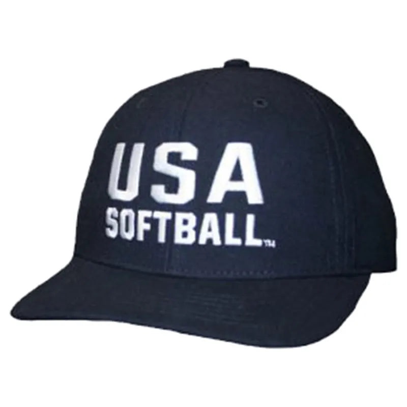 USA Softball Richardson Umpire Pulse 2″ – 4 Stitch R-Flex Hat – Navy SM-MD Navy