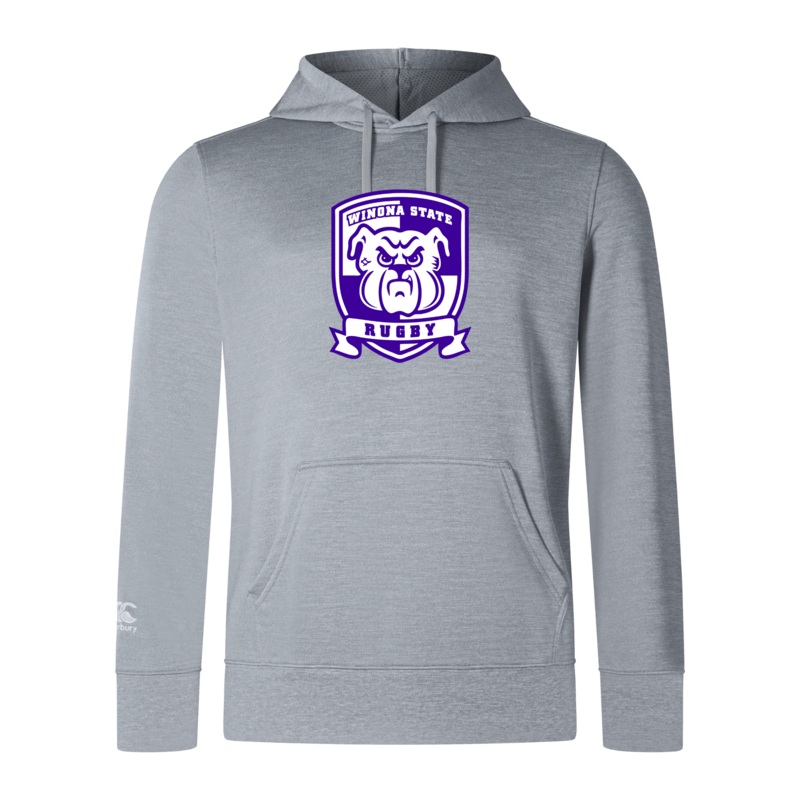 Winona State University Club Lightweight Hoodie by Canterbury Y4 Black
