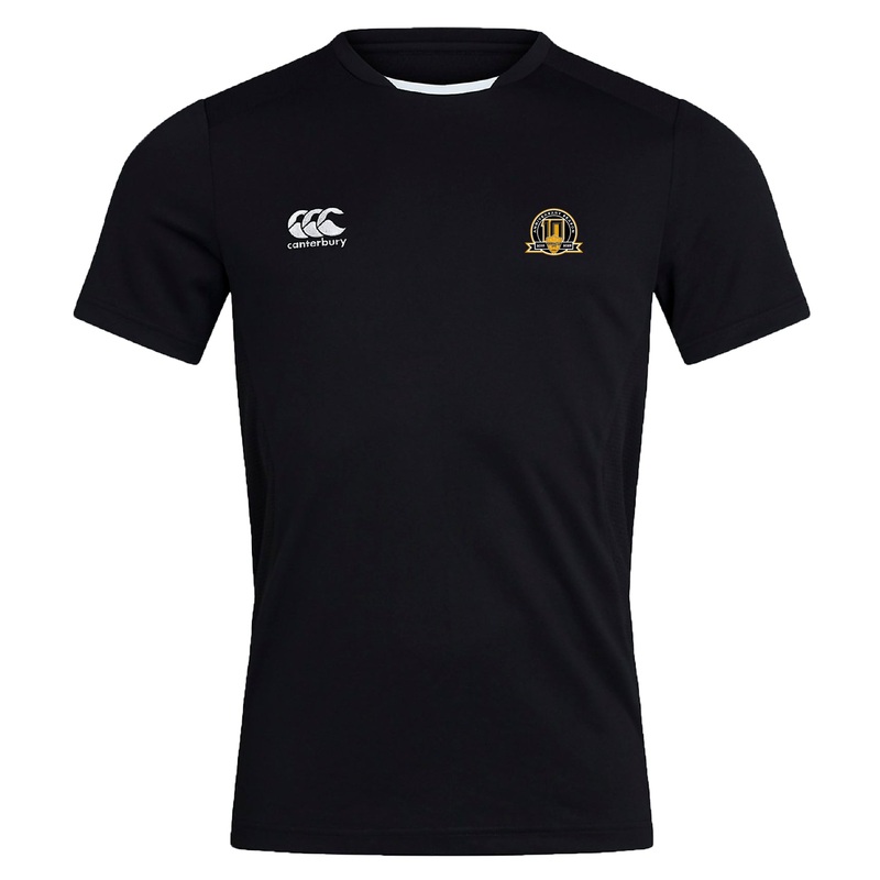Arrows Rugby Club 10th Anniversary Club Dry Tee by Canterbury Y4 Black