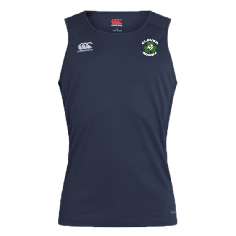 Clover Blue Eagles Club Dry Singlet by Canterbury XS Navy