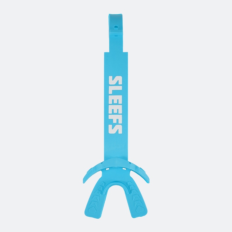 Hue Sky Blue X Football Mouthguard with Logo Sky Blue