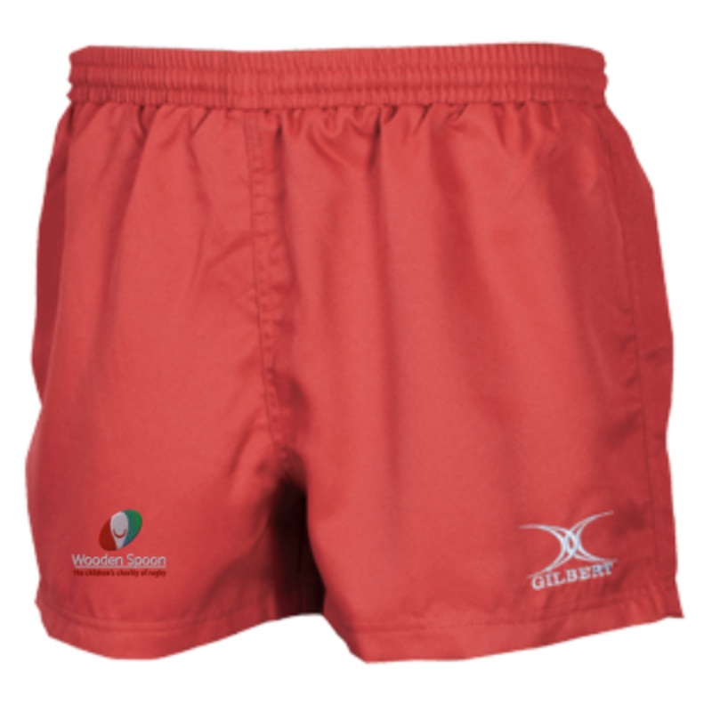 Wooden Spoon Junior’s Red Saracen V3 Match Shorts 5 – 6 Yrs