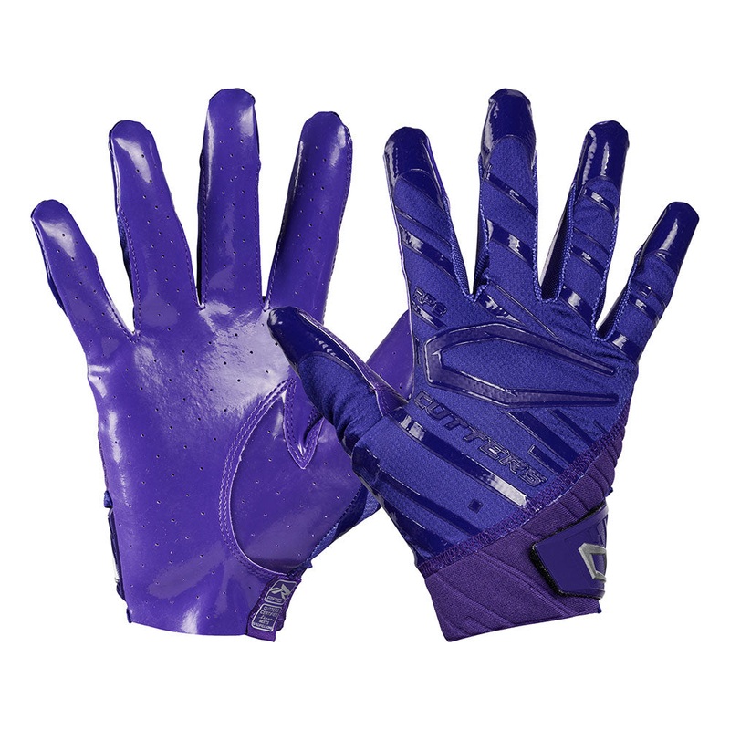 Rev Pro 6.0 Solid Receiver Gloves Purple Adult-S