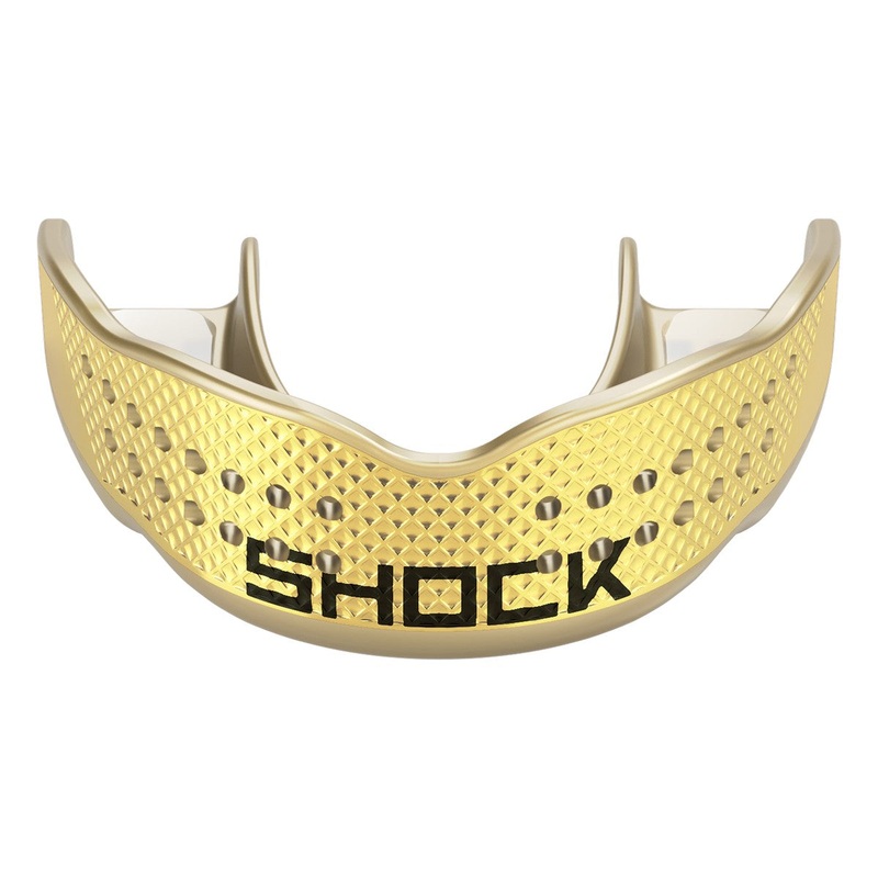 Shock Doctor Trash Talker Printed Mouthguard GOLD ONE SIZE FITS ALL