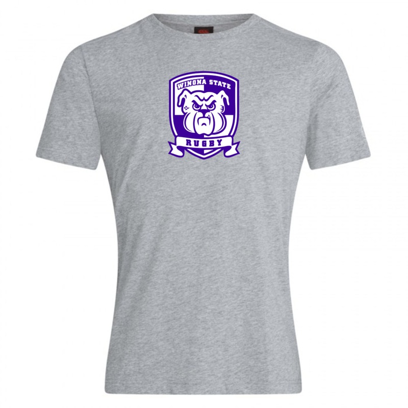 Winona State University Club Plain Tee by Canterbury Y4 Black