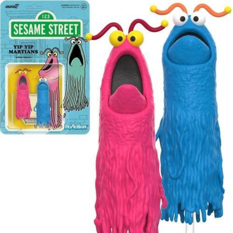 Yip Yip Martins Sesame Street Super 7 Reaction Action Figure