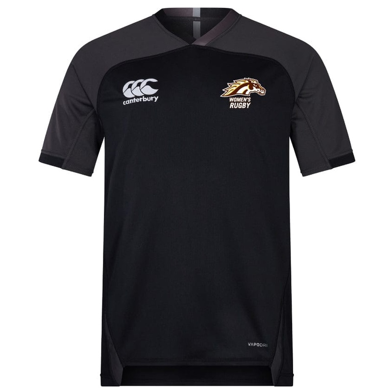 Western Michigan University Women’s Rugby Vapodri Evader Jersey by Canterbury XS Black