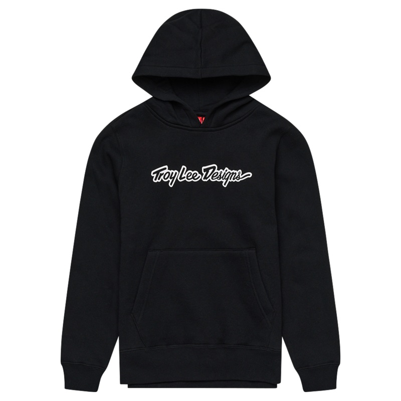 Womens Pullover Signature Black BLACK SM