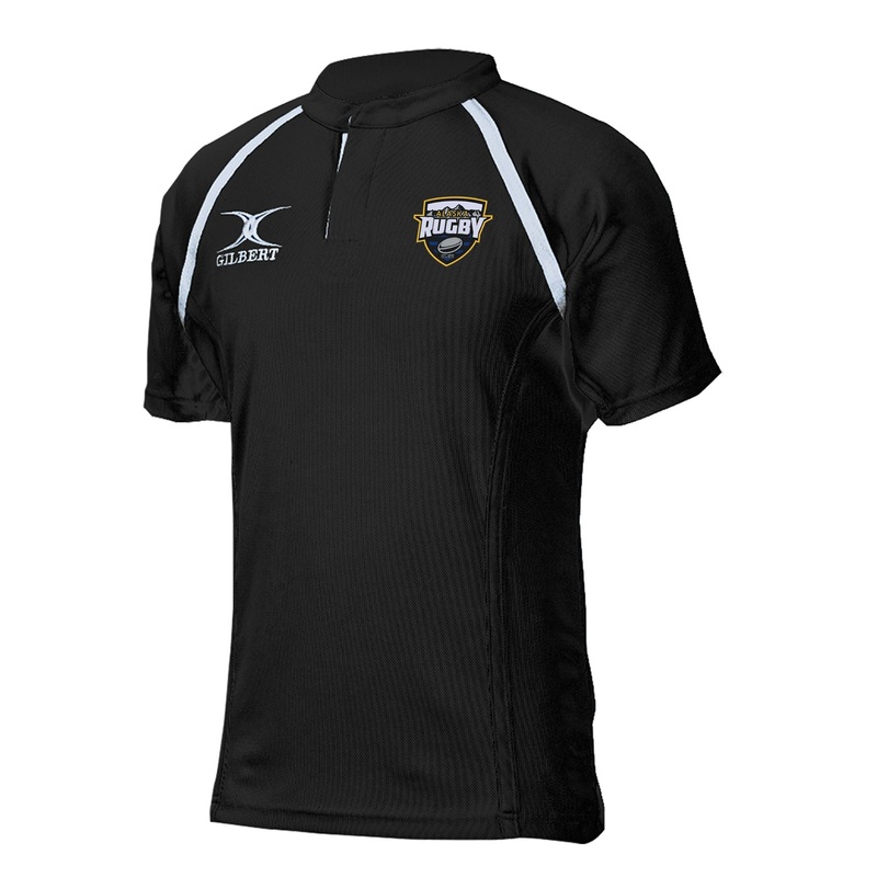 Alaska Rugby Gilbert Xact II Jersey Black 2X-Small
