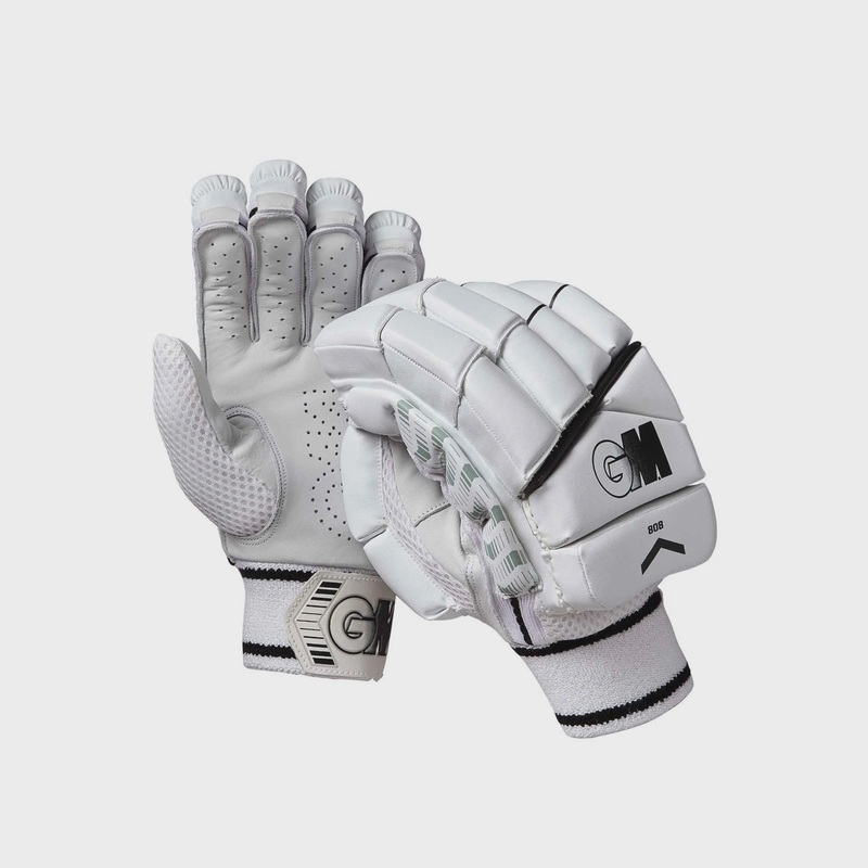 Gunn & Moore 808 White Batting Gloves Adults RH