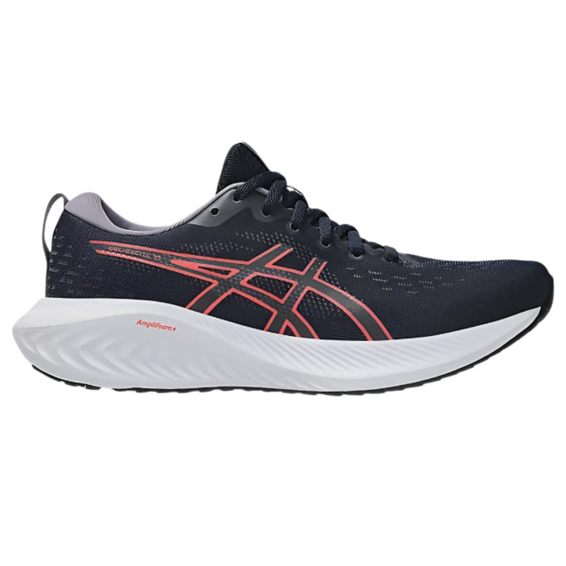 Asics Gel Excite 10 Ladies Running Shoes – Midnight/Coral Reef UK 5
