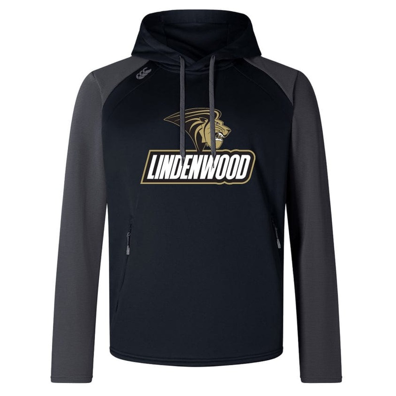 Lindenwood University Rugby Elite Training Hoody by Canterbury XS Black