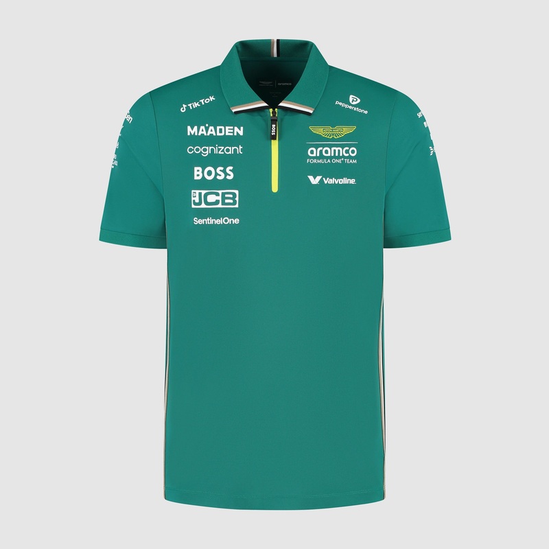 Aston Martin F1 Team 2025 Polo Mens – Green XS