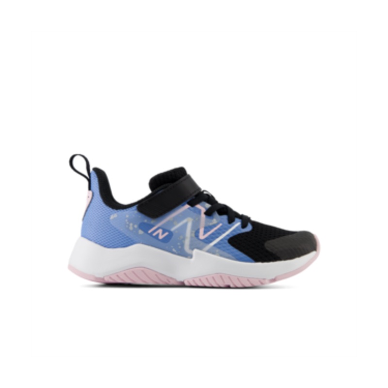 New Balance Kids Rave Run v2 Bungee Lace with Strap – Blue/Pink K11