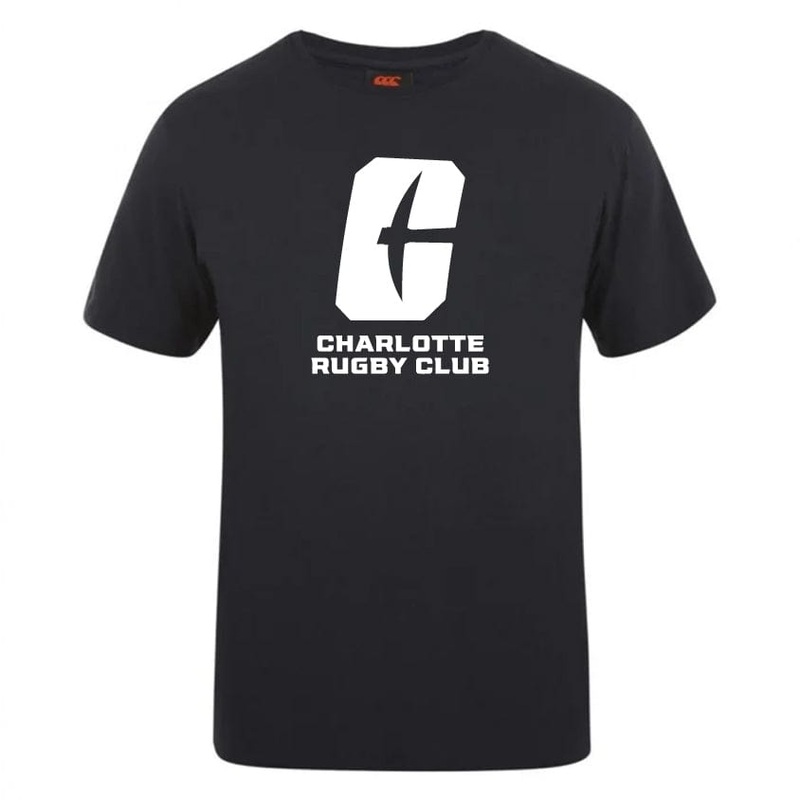 UNC Charlotte Club Plain Tee by Canterbury Y4 Black