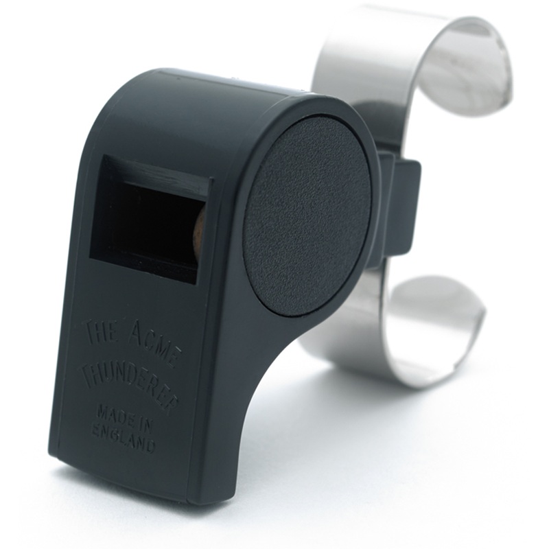 ACME 577 FINGER GRIP Whistle Black One Size