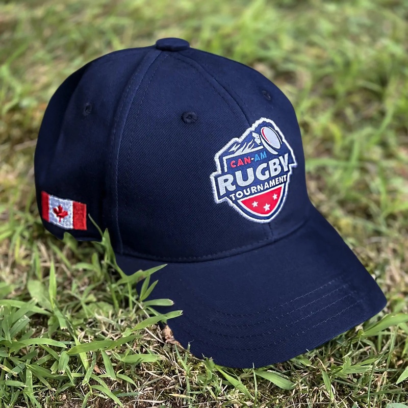 Can-Am Rugby Logo Cap One Size Navy