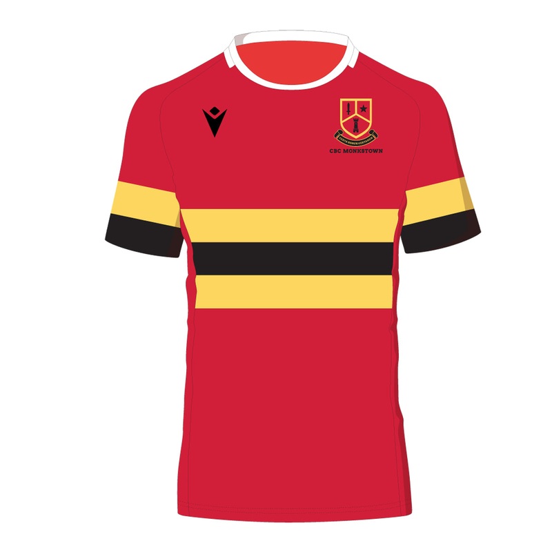 CBC Monkstown Park Rugby Jersey XS RED/YELLOW