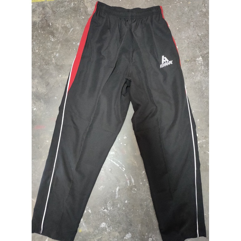 Ashaway – Trackpants XXS Black/Dark red