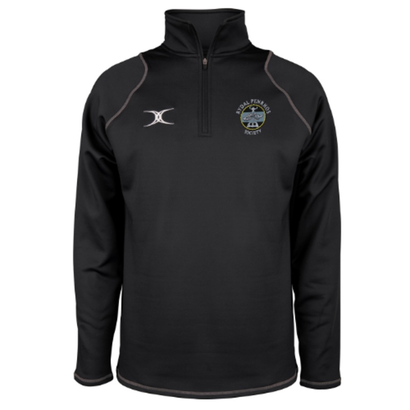 Rydal Penrhos RFC Senior’s Black Quest Mens 1/4 Zip Fleece Extra Small