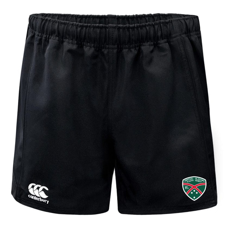 Central Alabama Youth Rugby Player’s Drill Short by Canterbury 6 Black