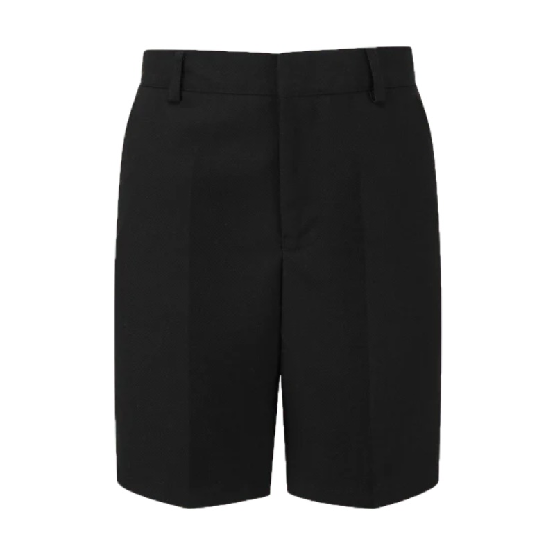 David Luke Boys Bermuda School Shorts Black 28″