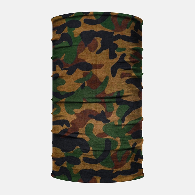 Pathfinder Camo Neck Gaiter ONE SIZE Green/Brown