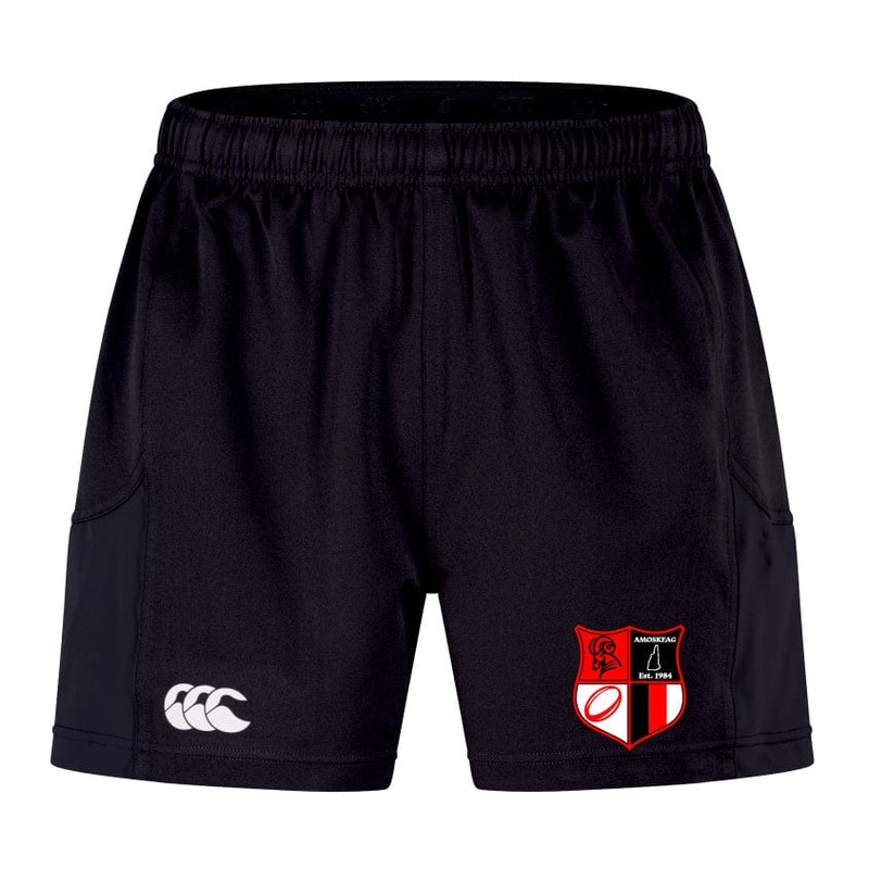 Amoskeag Rugby Club Advantage Short 2.0 by Canterbury 6 Black