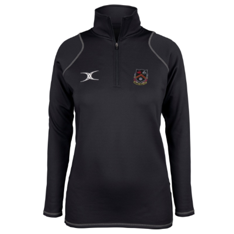 Bradford & Bingley RFC Ladies Black Quest 1/4 Zip Fleece 8