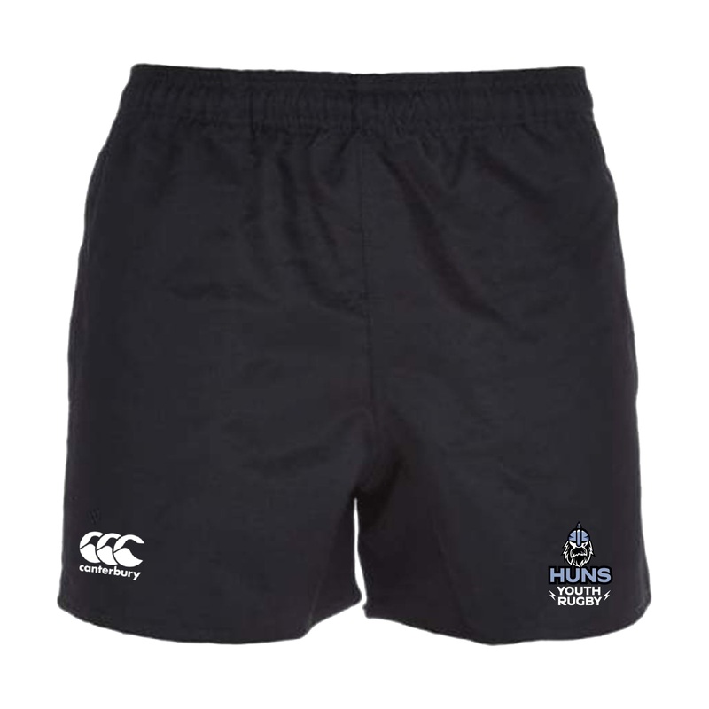 Austin Huns Youth Rugby Player’s Drill Short by Canterbury 6 Black