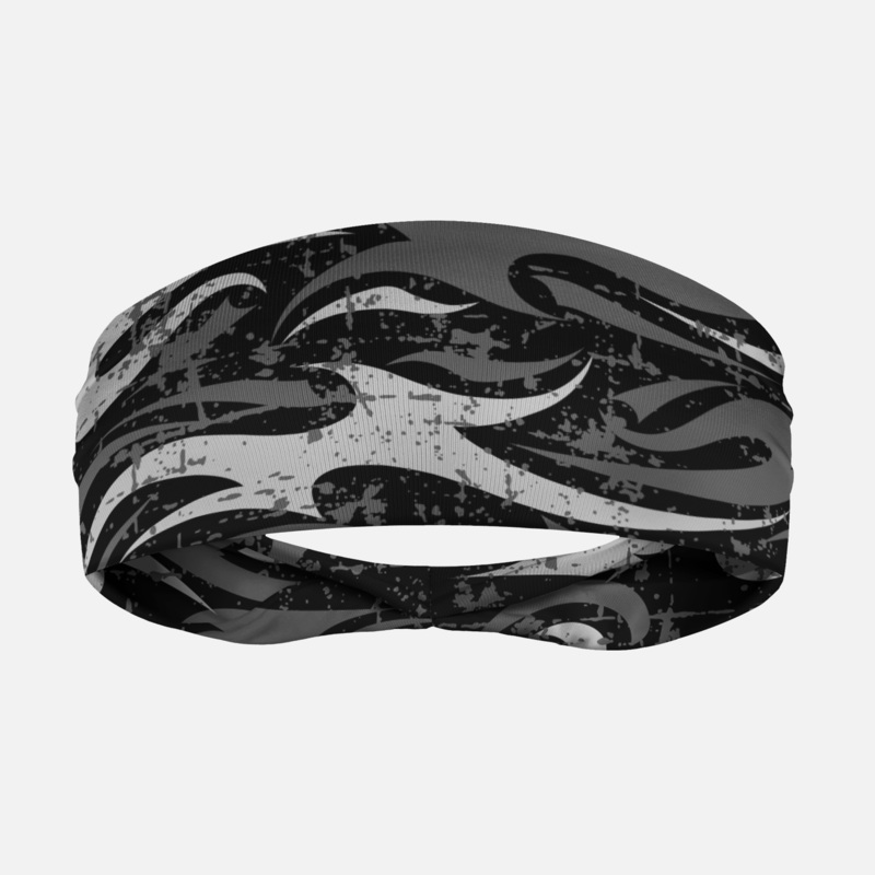 Tribal Black Headband ONE SIZE Black