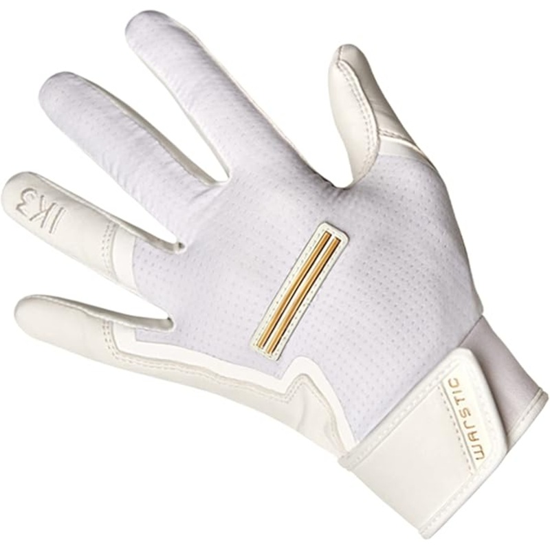Warstic IK3 Pro Youth Batting Gloves Pair WHITE YL