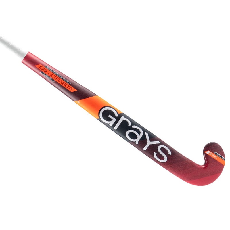 Grays 100i Ultrabow Indoor Hockey Stick – Red/Black 36.5”
