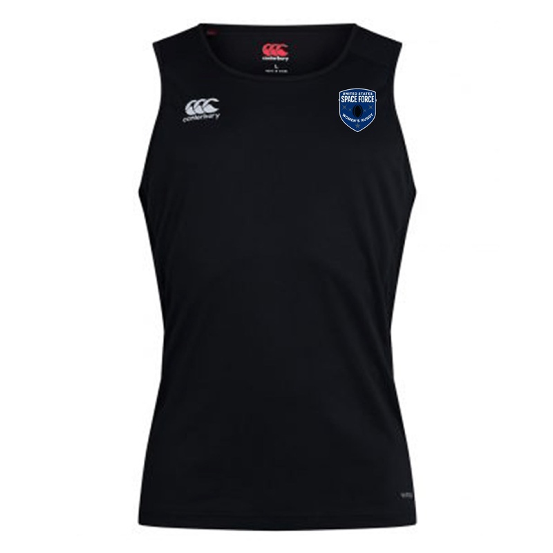 US Space Force Women’s Rugby Club Dry Singlet by Canterbury XS Black