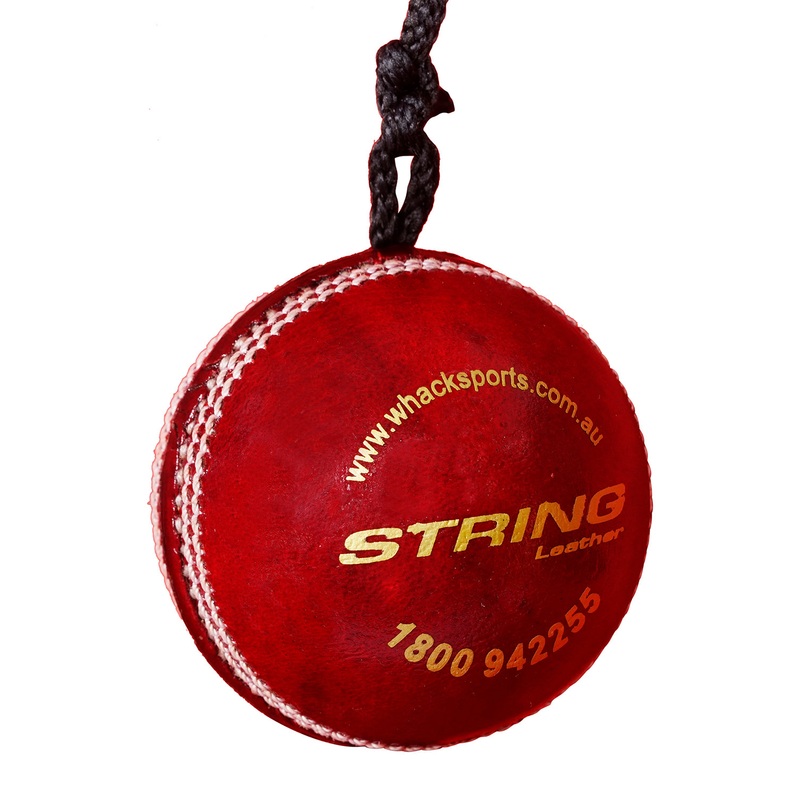 Whack Cricket Batting Practice String Ball – Leather Ball