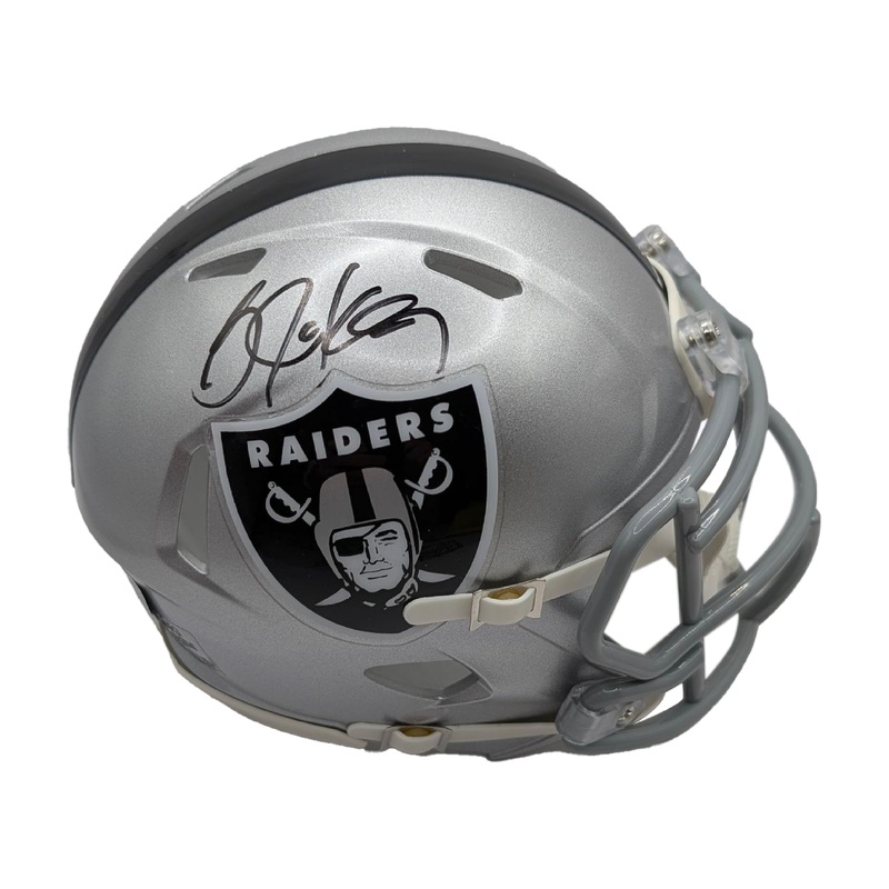 Bo Jackson Autographed Riddell Raiders Speed Mini Helmet