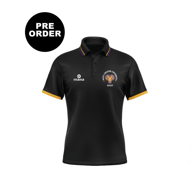 West Chester University Rugby Polo Shirt XS